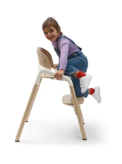 Syöttötuolit<Bugaboo Giraffe tuoli NEUTRAL WOOD/WHITE