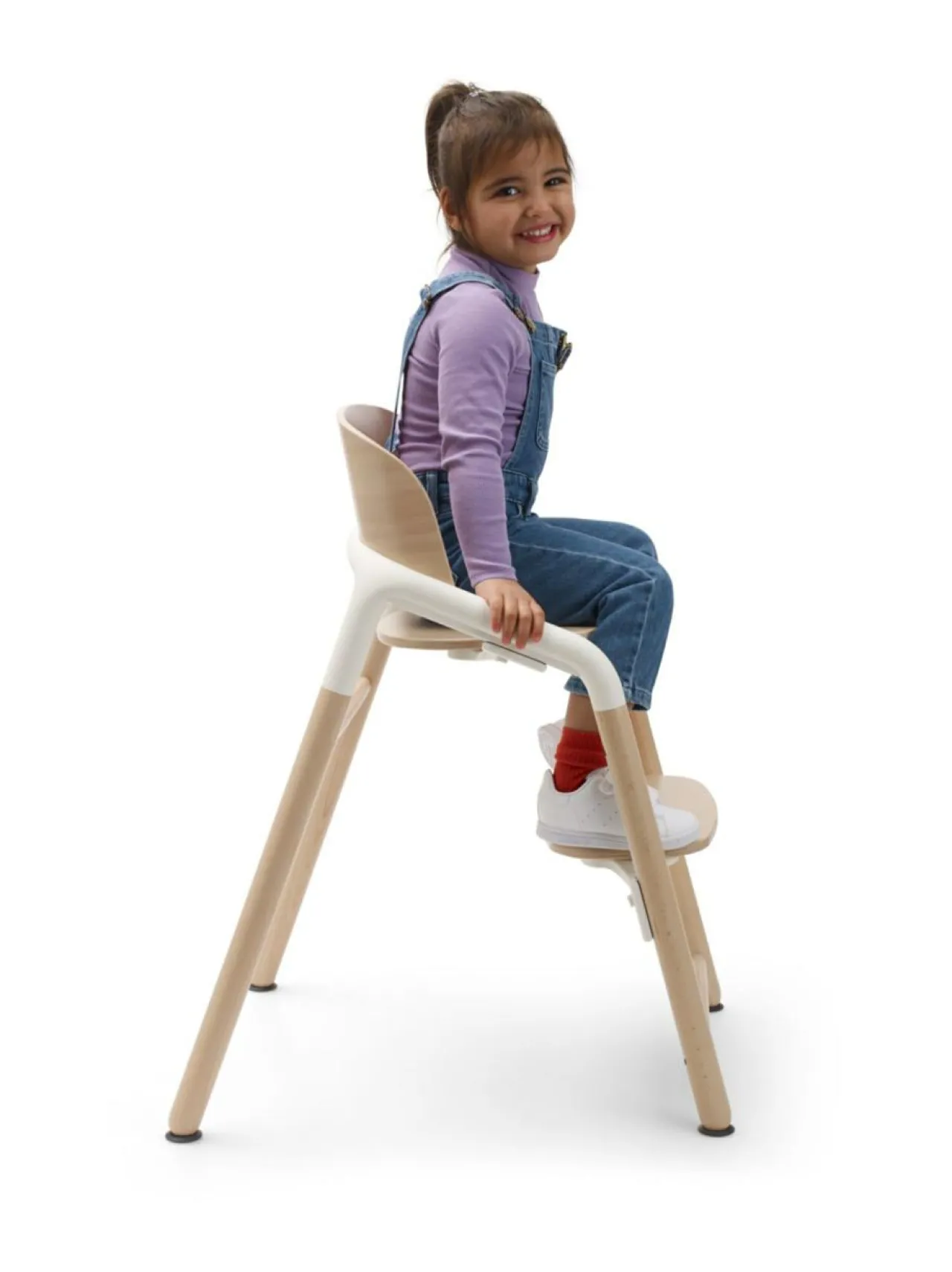 Syöttötuolit<Bugaboo Giraffe tuoli NEUTRAL WOOD/WHITE