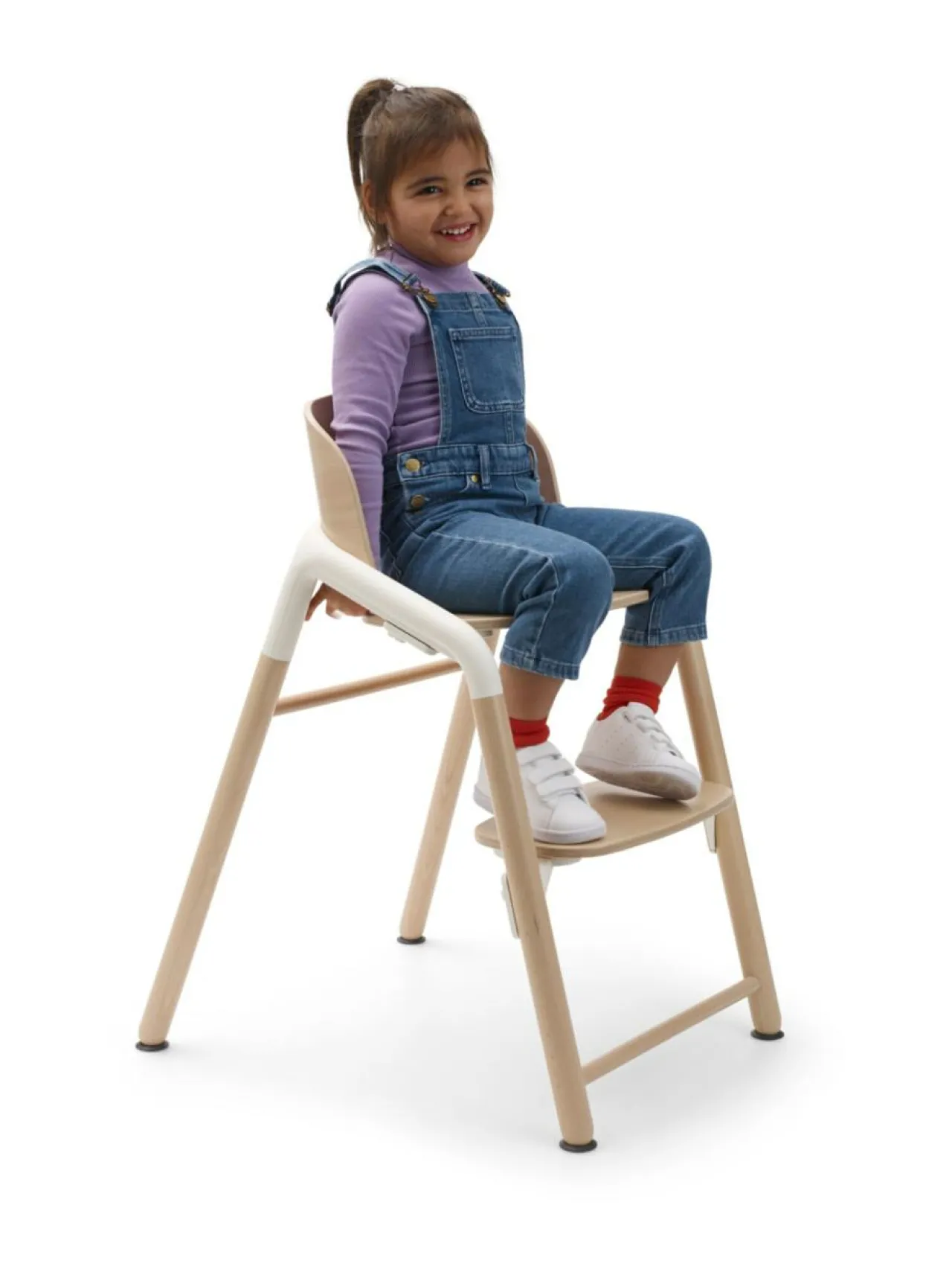 Syöttötuolit<Bugaboo Giraffe tuoli NEUTRAL WOOD/WHITE