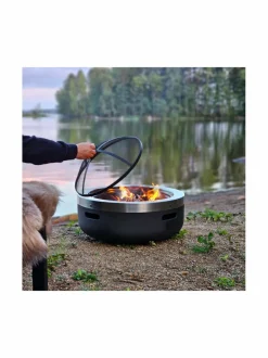 Grillit & Grillitarvikkeet<Mustang Burbank Outdoor -nuotioalusta Ø 44 cm BLACK