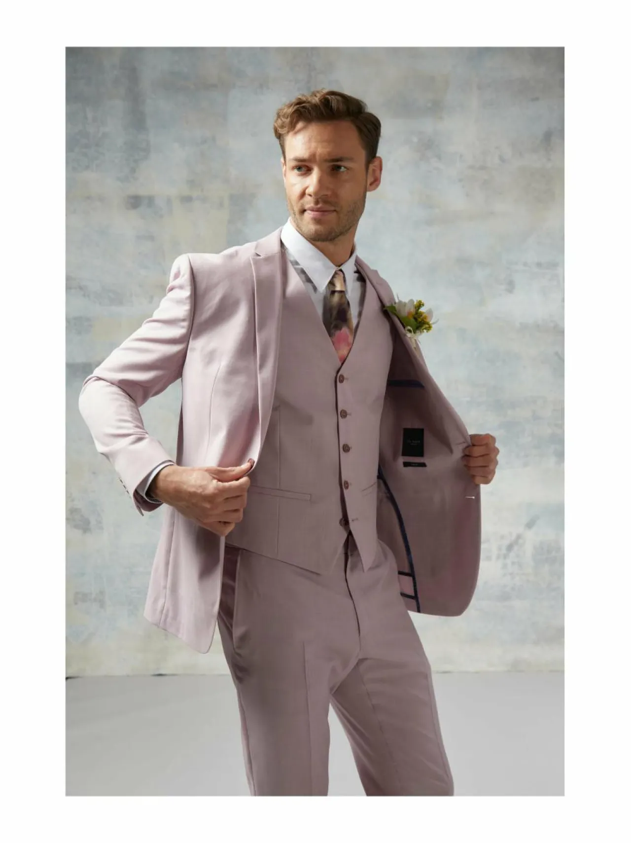 Bleiserit<Ted Baker London Burra Sharkskin Slim -bleiseri ROSE