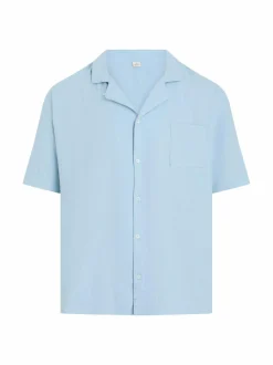 Alusasut<Calvin Klein Underwear Button Down -pyjamapaita CJ4 STONE BLUE