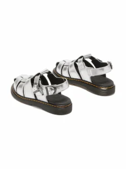 Sandaalit<Dr. Martens Caarys J Patent Lamper -nahkasandaalit SILVER METALLIC