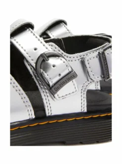 Sandaalit<Dr. Martens Caarys J Patent Lamper -nahkasandaalit SILVER METALLIC