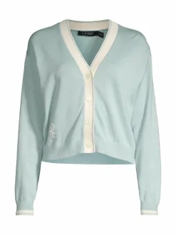 Neuleet<Lauren Ralph Lauren Cadina-neuletakki AQUA PEARL/MASCARPONE CREAM