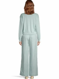 Neuleet<Lauren Ralph Lauren Cadina-neuletakki AQUA PEARL/MASCARPONE CREAM