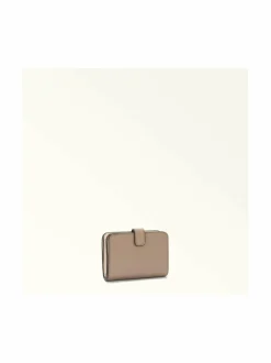 Lompakot & Kotelot<Furla Camelia S Compact -nahkalompakko 3787S STUCCO GRAY+BALLERINA I INT.