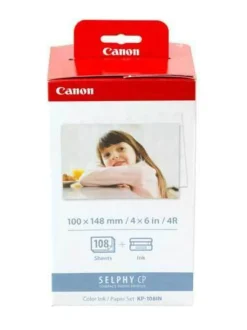 Canon KP-108IN tulostustarvikepakkaus Selphy tulostimiin^ Kamerat