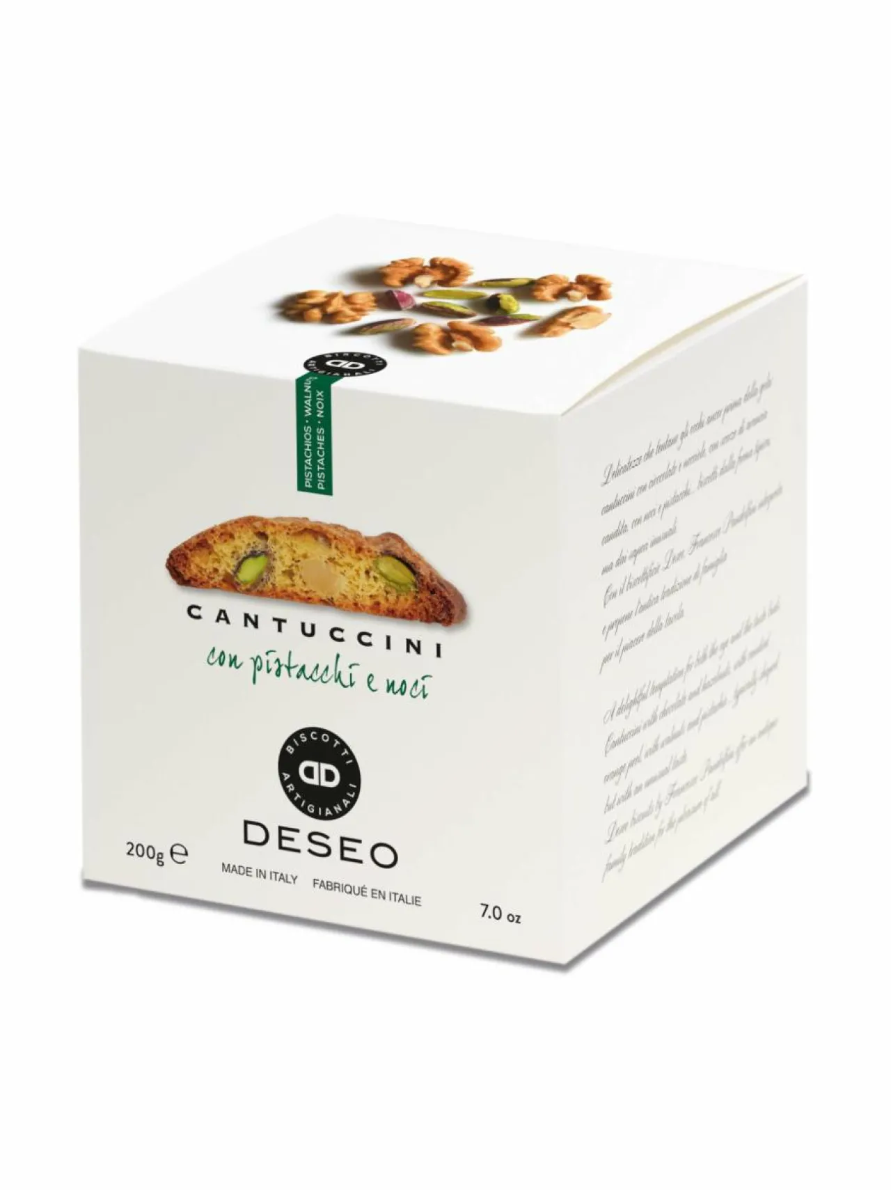 DESEO Cantuccini pistaasi- ja saksanpähkinöillä^ Makeat Delituotteet