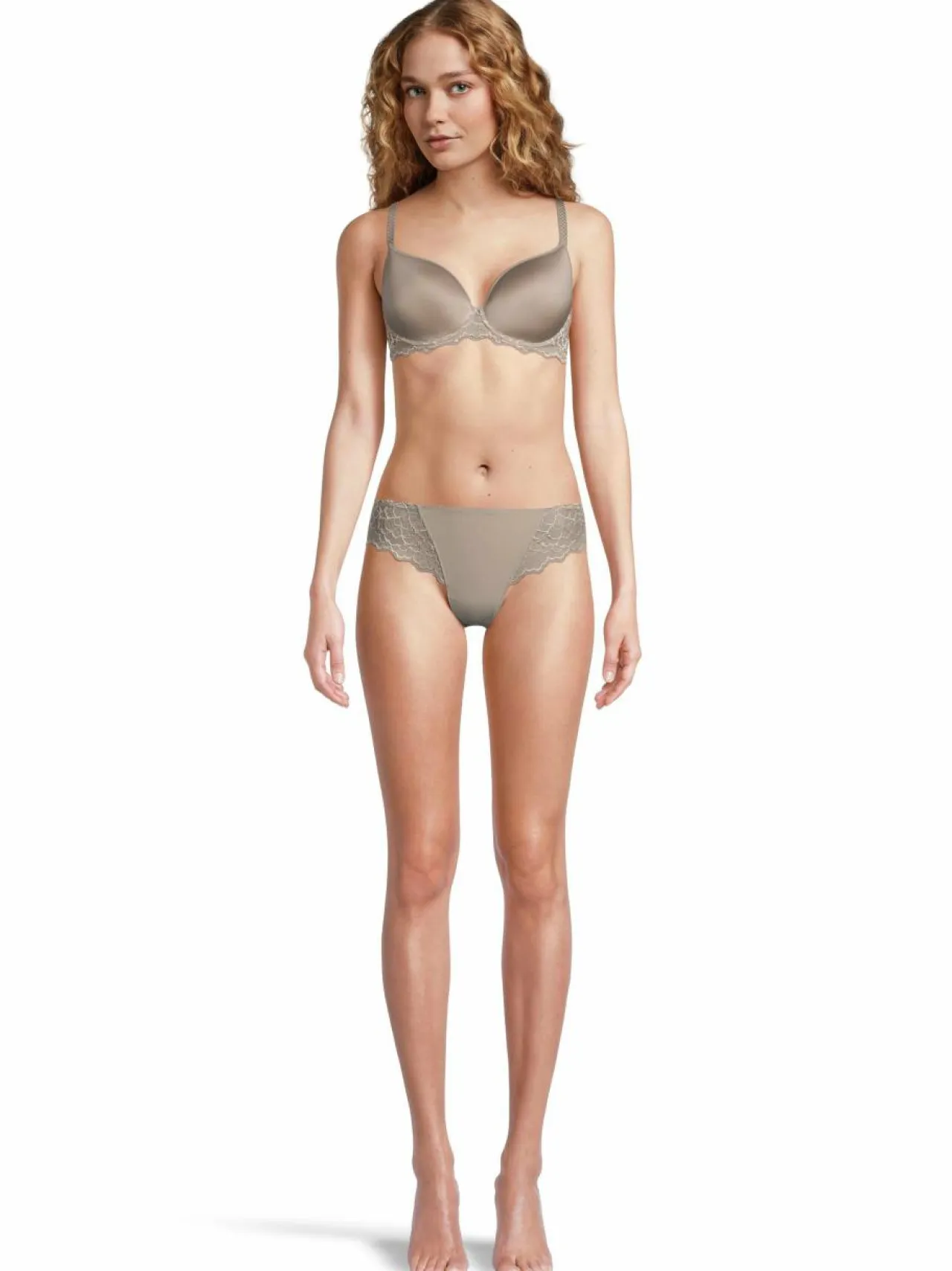 Alusvaatteet & -Asut<Simone Perele Caresse 3D Plunge -rintaliivit 782 GREGE