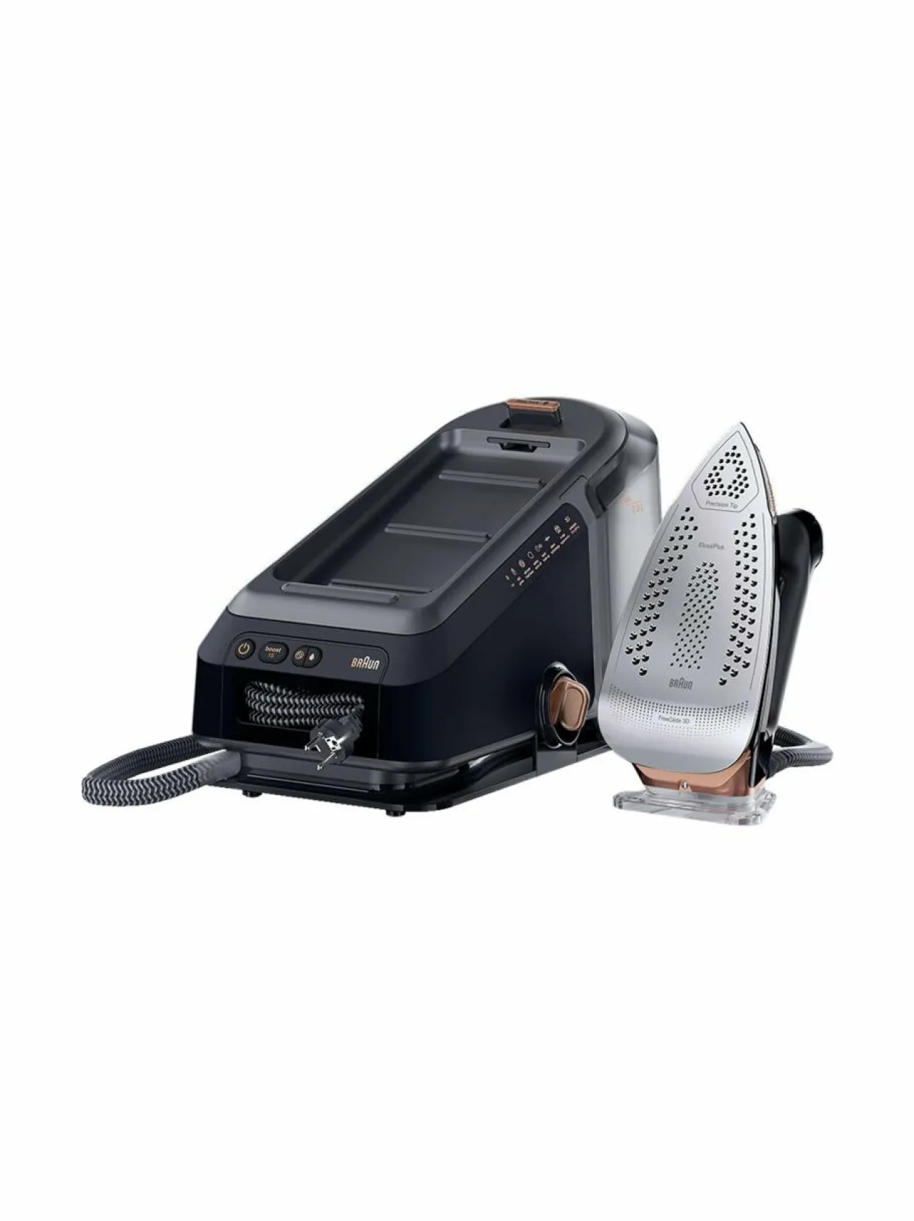 Pyykkihuolto<Braun CareStyle 7 Pro Steam Generator -silityskeskus BLACK