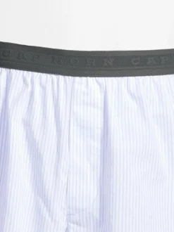Alusasut<Cap Horn loungewear Carl -alushousut, 2-pack WHITE-LT. BLUE CHECK/LT.BLUE WHITE STRIPE