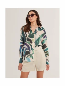 Paidat & Puserot<Ted Baker London Carlova Oversized -printtipaita NUDE PINK