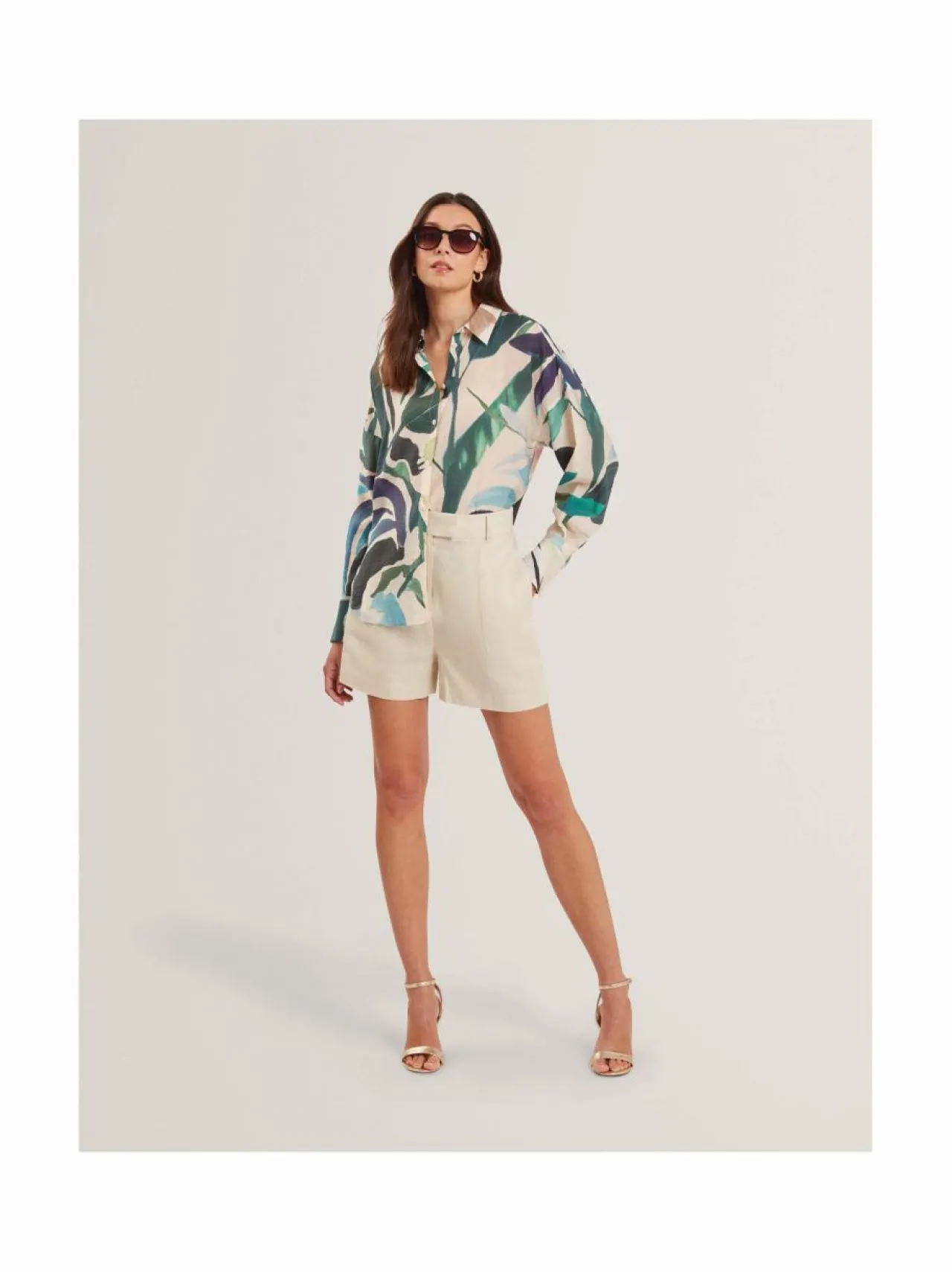 Paidat & Puserot<Ted Baker London Carlova Oversized -printtipaita NUDE PINK