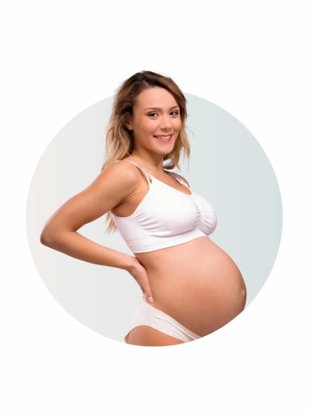 Äitiysvaatteet<Carriwell Seamless Padded Nursing Bra imetysliivit - valkoinen
