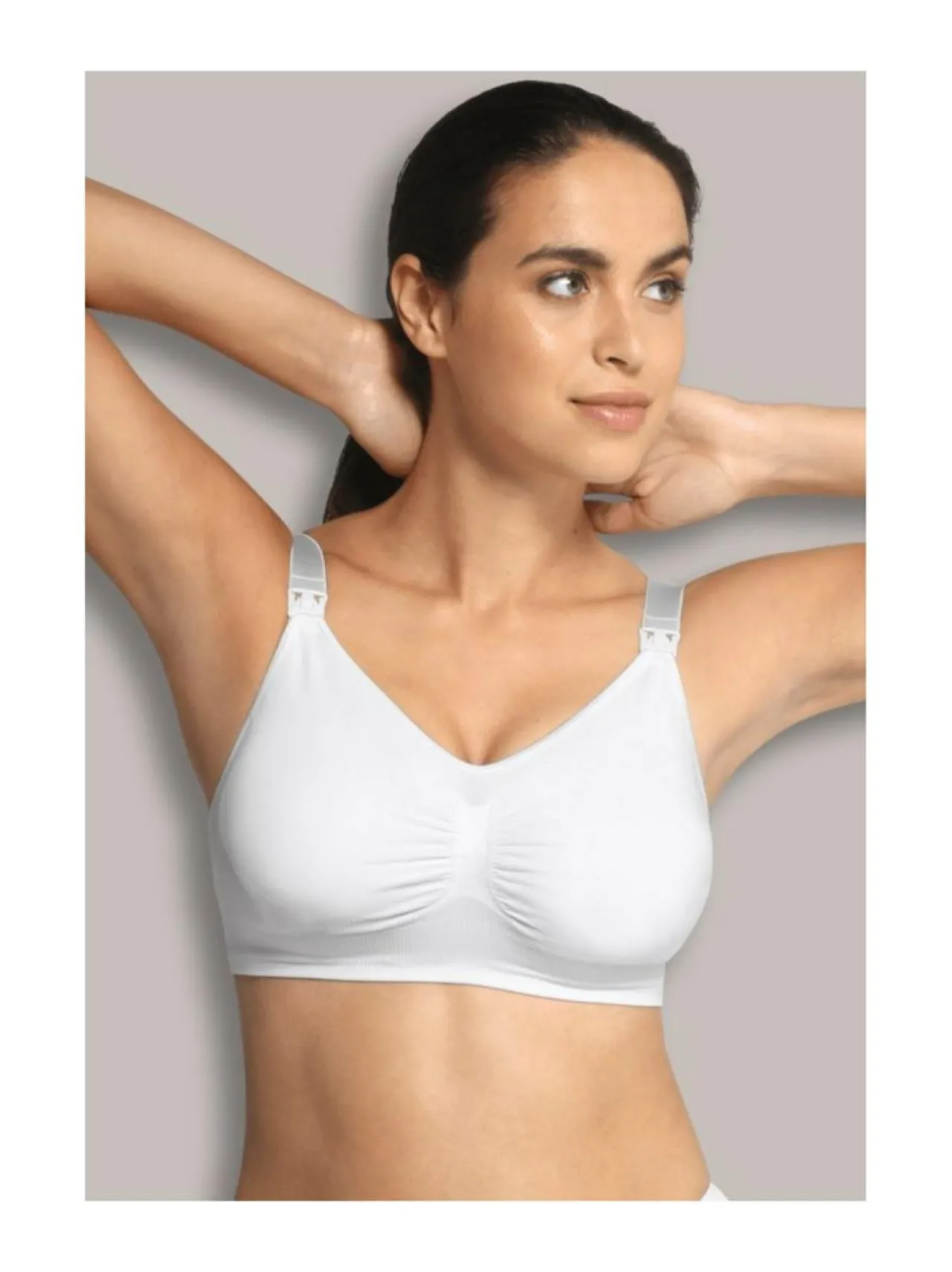 Äitiysvaatteet<Carriwell Seamless Padded Nursing Bra imetysliivit - valkoinen