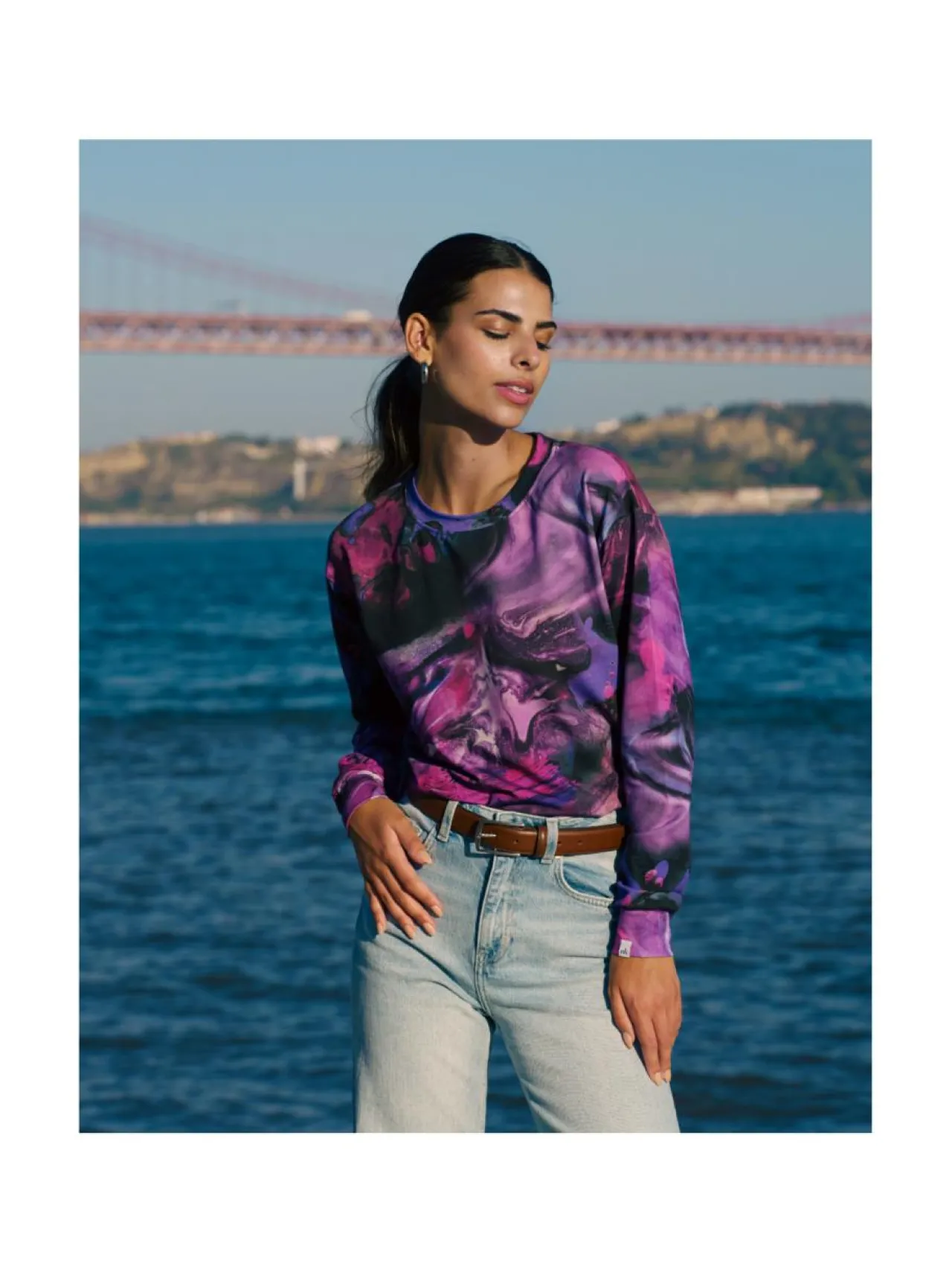 Paidat, Hupparit & Colleget<Nakoa Casual Chic Print Shirt, MARBLE