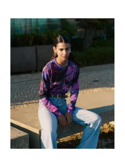 Paidat, Hupparit & Colleget<Nakoa Casual Chic Print Shirt, MARBLE