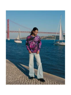 Paidat, Hupparit & Colleget<Nakoa Casual Chic Print Shirt, MARBLE