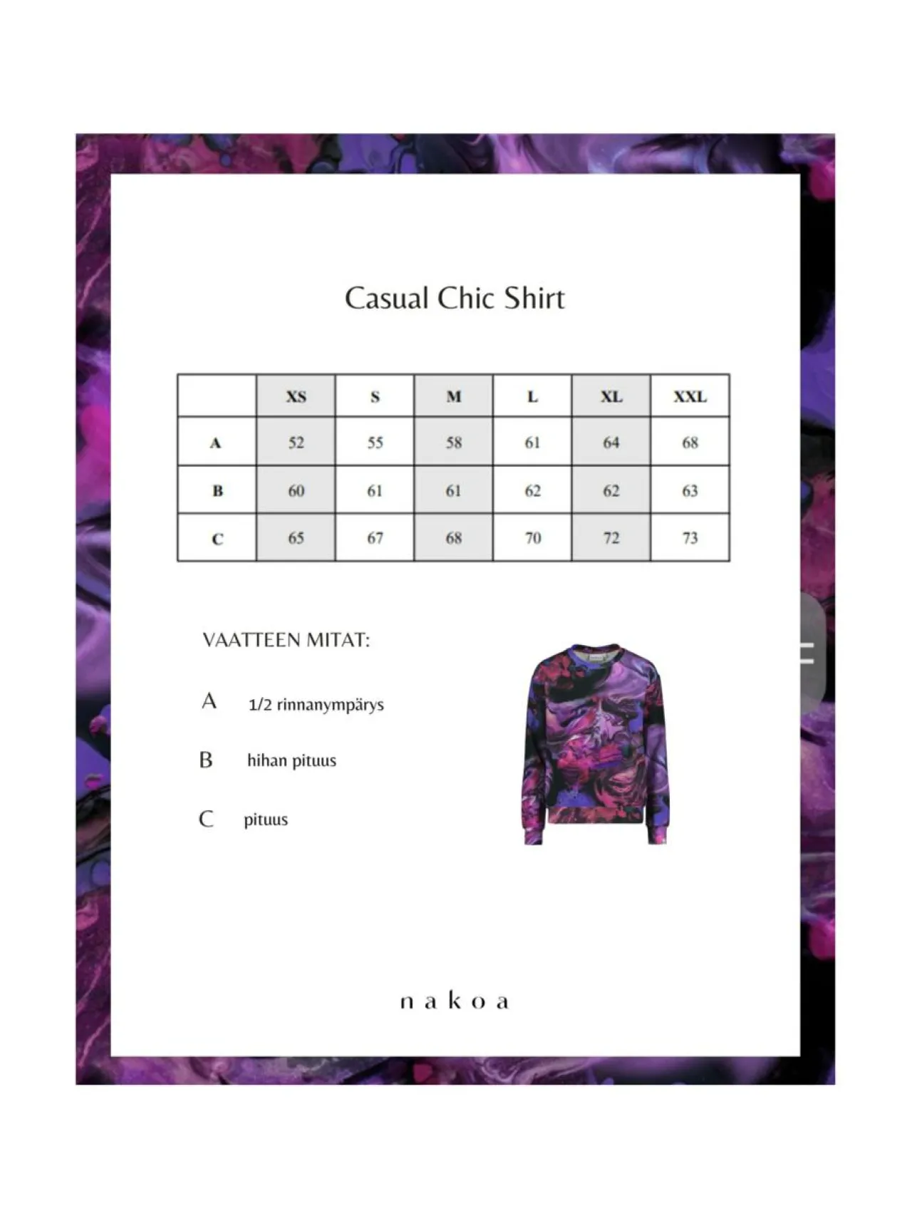 Paidat, Hupparit & Colleget<Nakoa Casual Chic Print Shirt, MARBLE