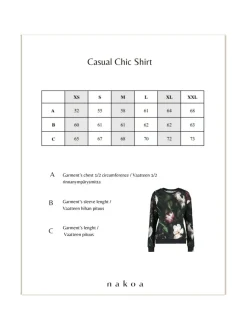 Nakoa Casual Chic Print Shirt,^ Paidat, Hupparit & Colleget