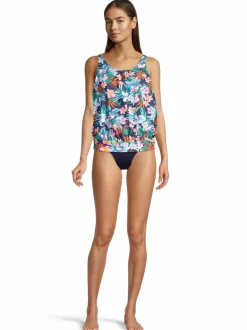 Uima-Asut<Damella Cate Rainforest -tankini 020 NAVY