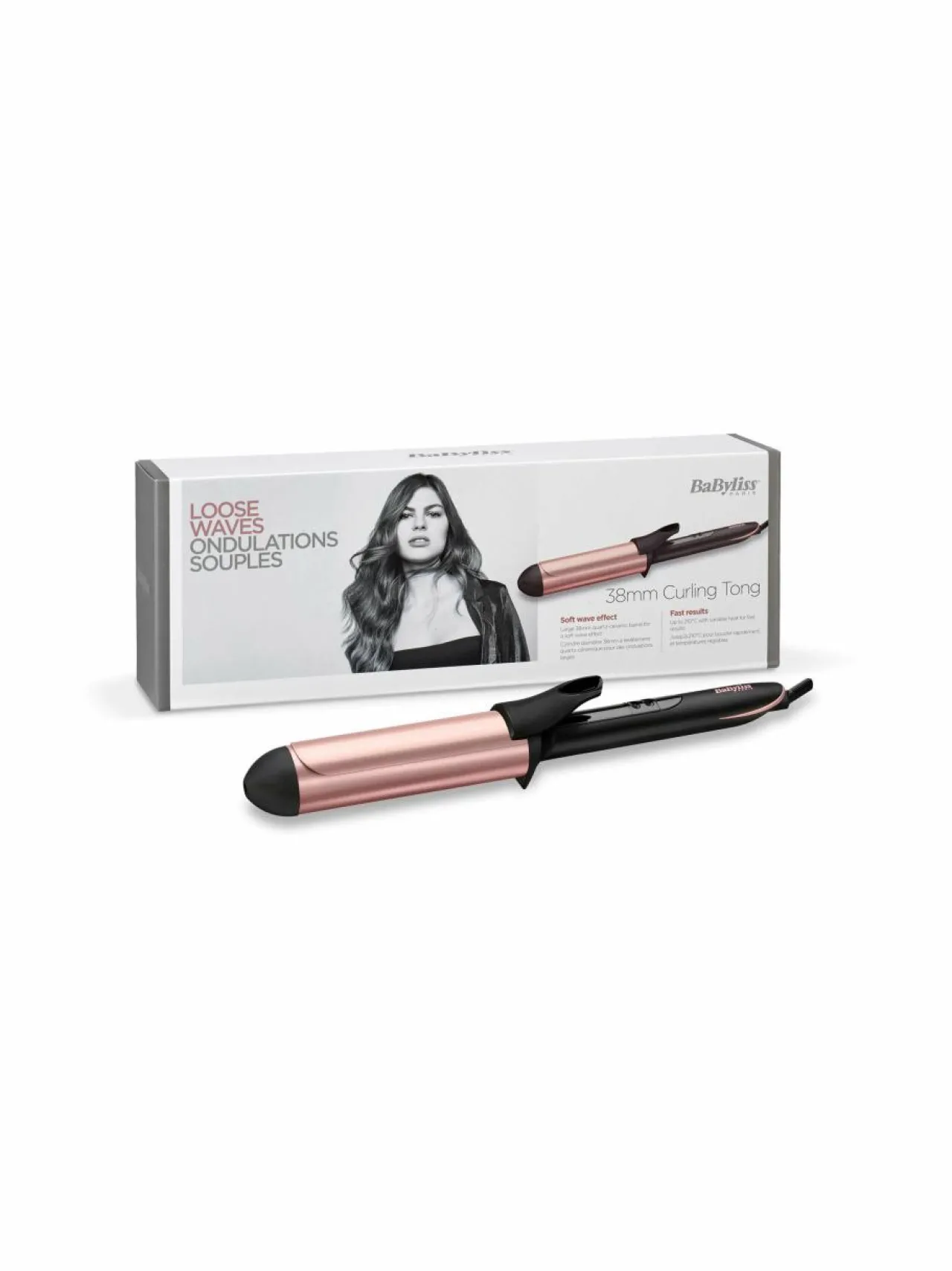 Babyliss C453E 38mm Curling Tong -kiharrin^ Hiustenhoitolaitteet|Hiustenhoito