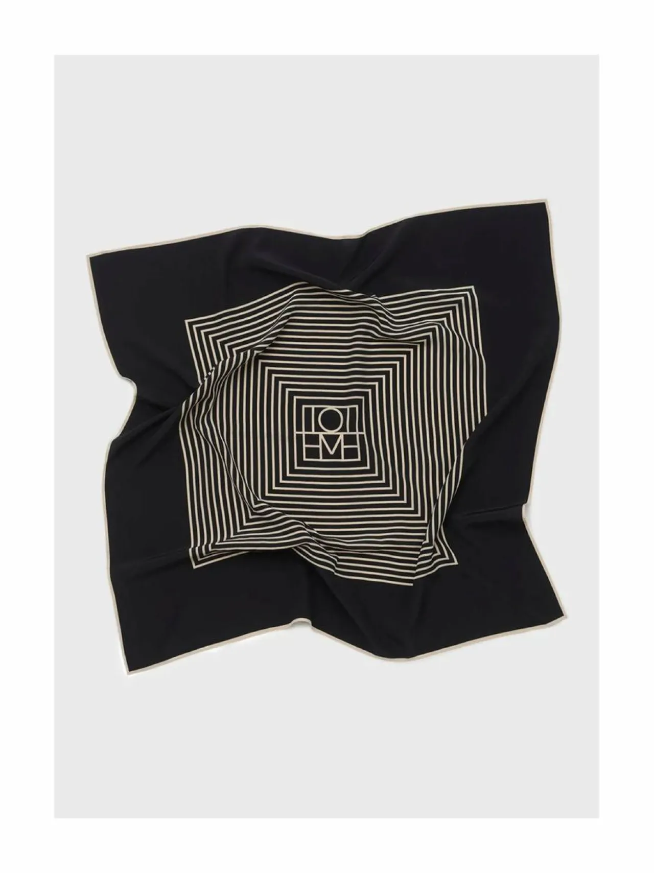 TOTEME Centered Monogram -silkkihuivi^ Huivit & Kaulaliinat