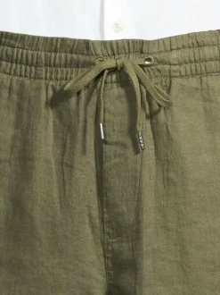 Housut<Polo Ralph Lauren Cfprepsters-pellavashortsit NEW OLIVE