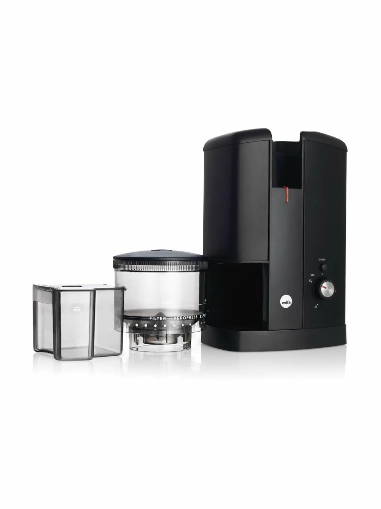 Wilfa CGWS-130B Svart Aroma -kahvimylly^ Kahvin- & Vedenkeittimet