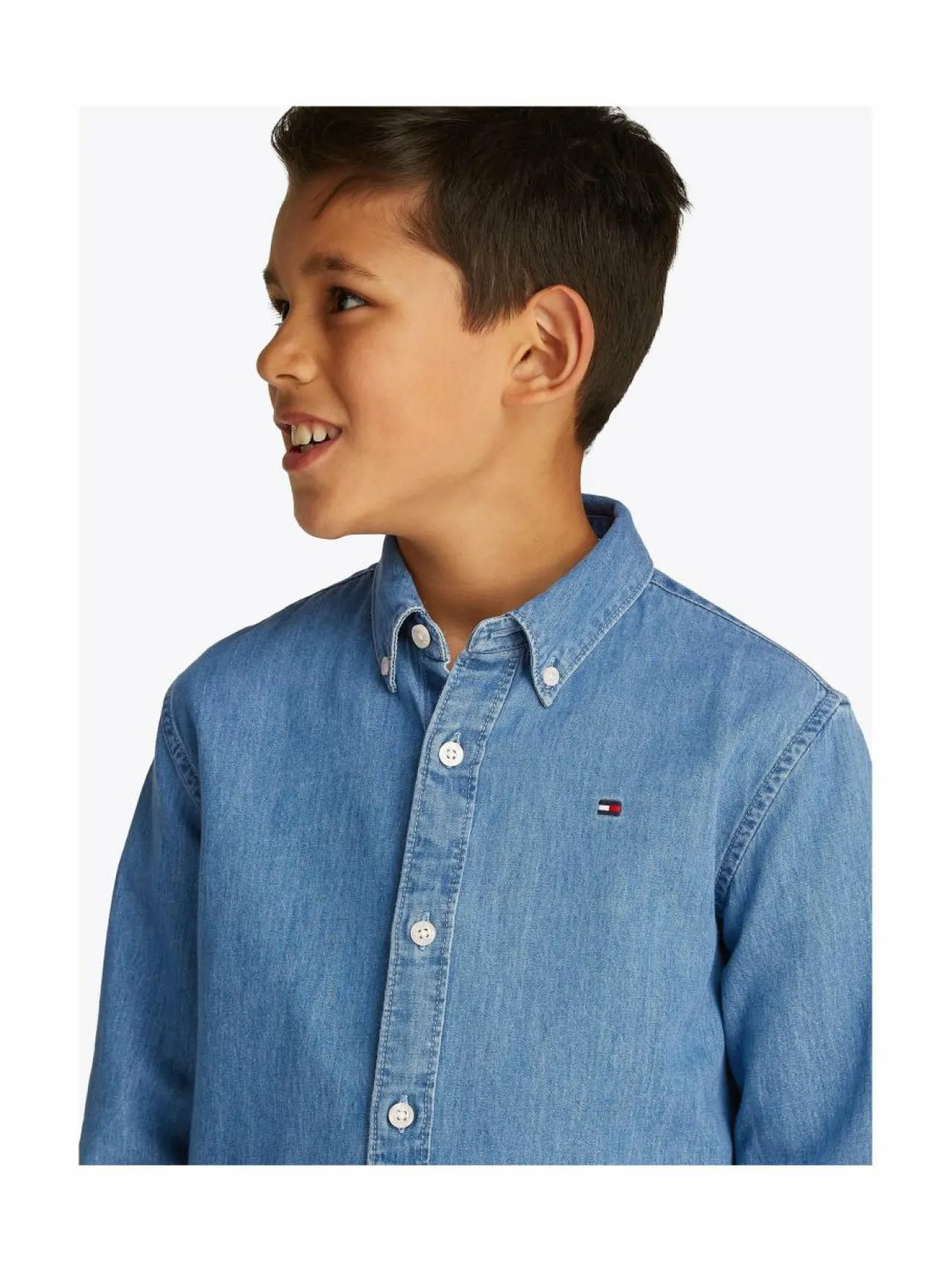 Tommy Hilfiger Chambray-farkkupaita^ Pitkähihaiset Trikoopaidat|Pitkähihaiset Trikoopaidat