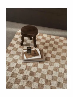 Matot<Ferm Living Check Wool Jute -matto 200 x 300 cm OFF-WHITE/NATURAL