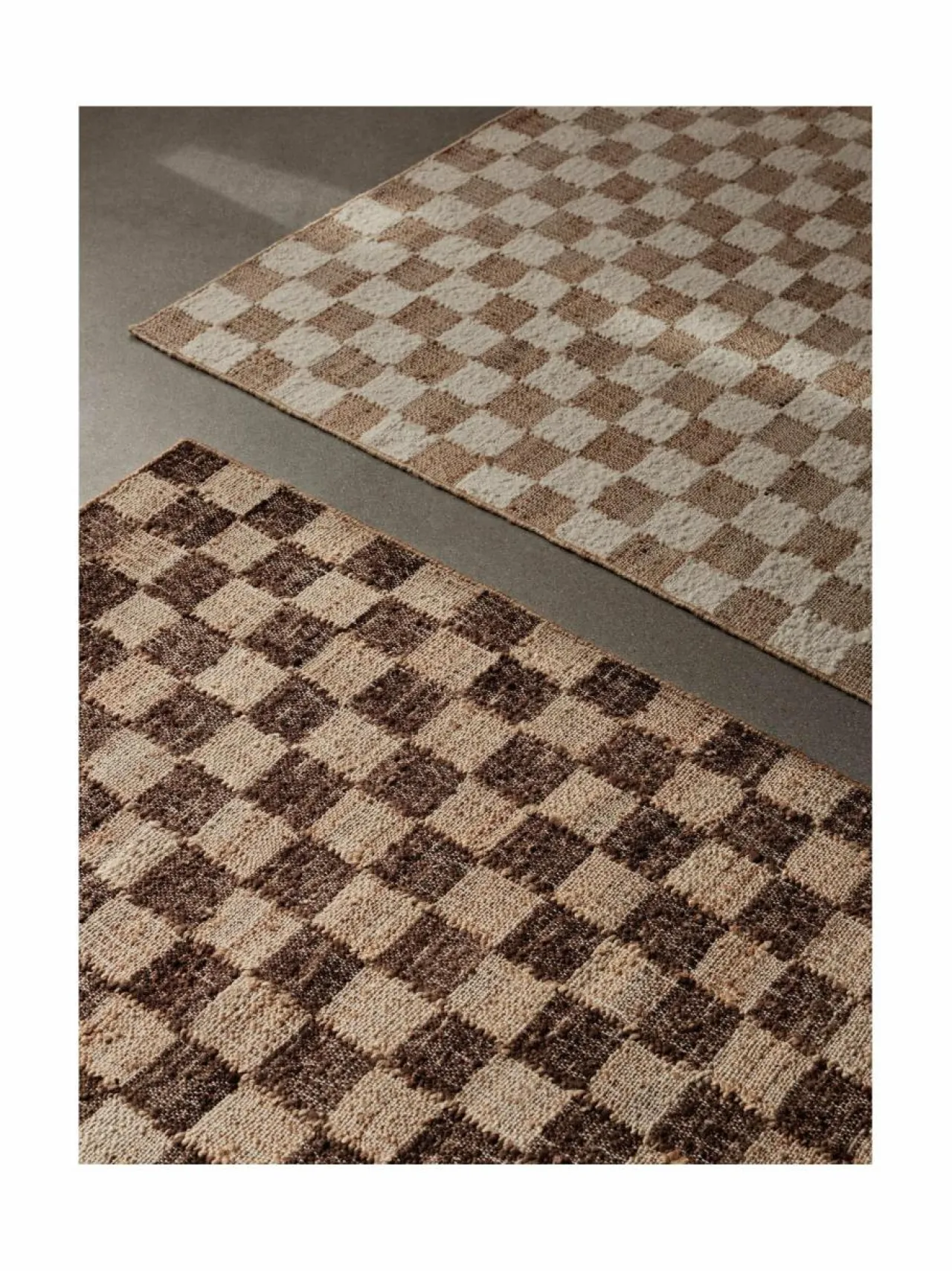 Matot<Ferm Living Check Wool Jute -matto 200 x 300 cm OFF-WHITE/NATURAL