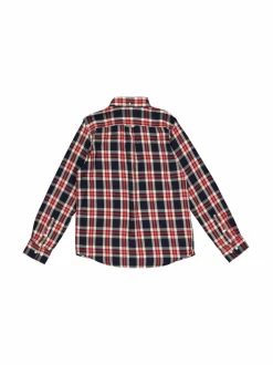 Paidat<GANT Checked Flannel -kauluspaita 433 EVENING BLUE
