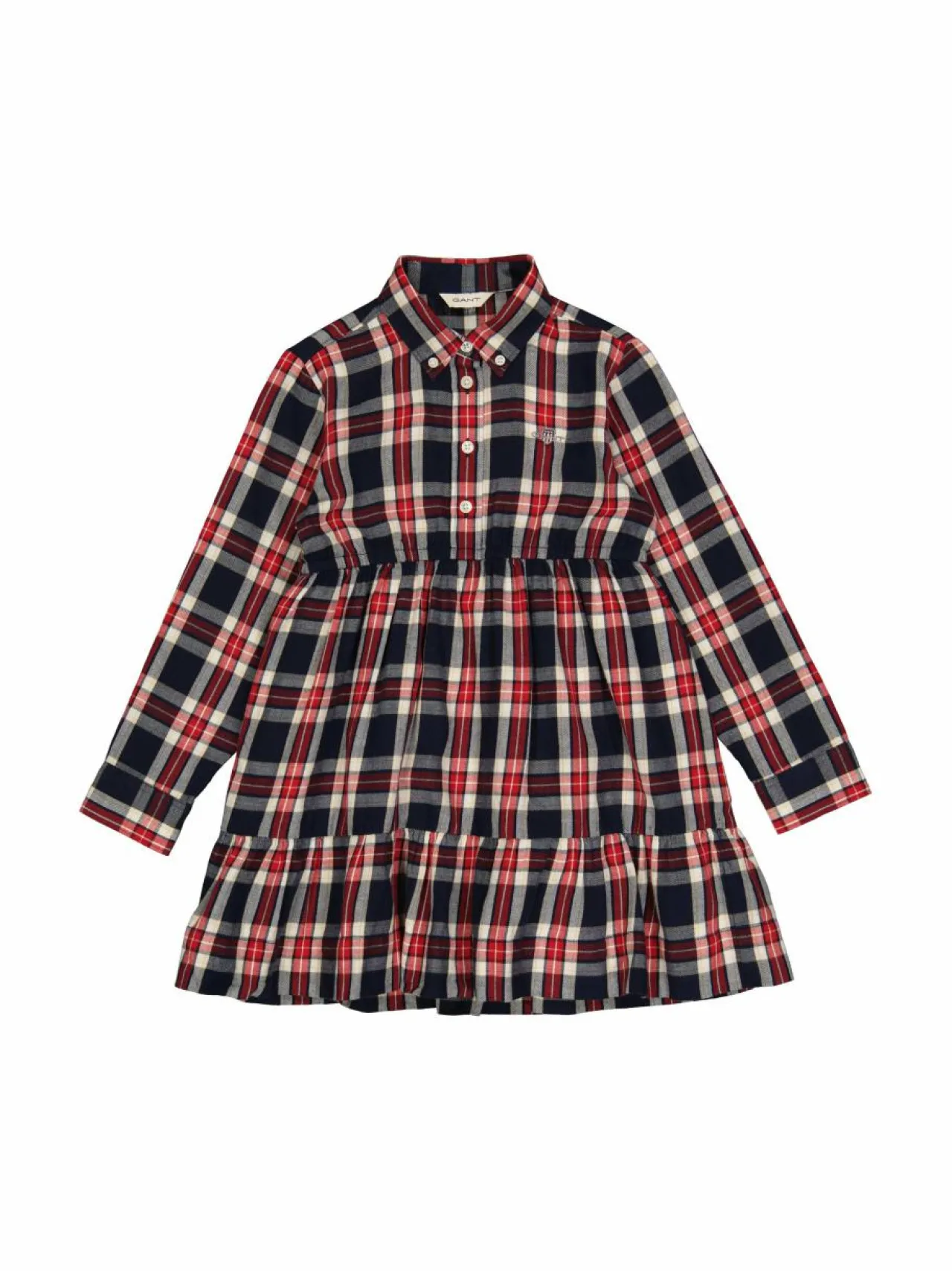Mekot & Hameet<GANT Checked Flannel -paitamekko 433 EVENING BLUE