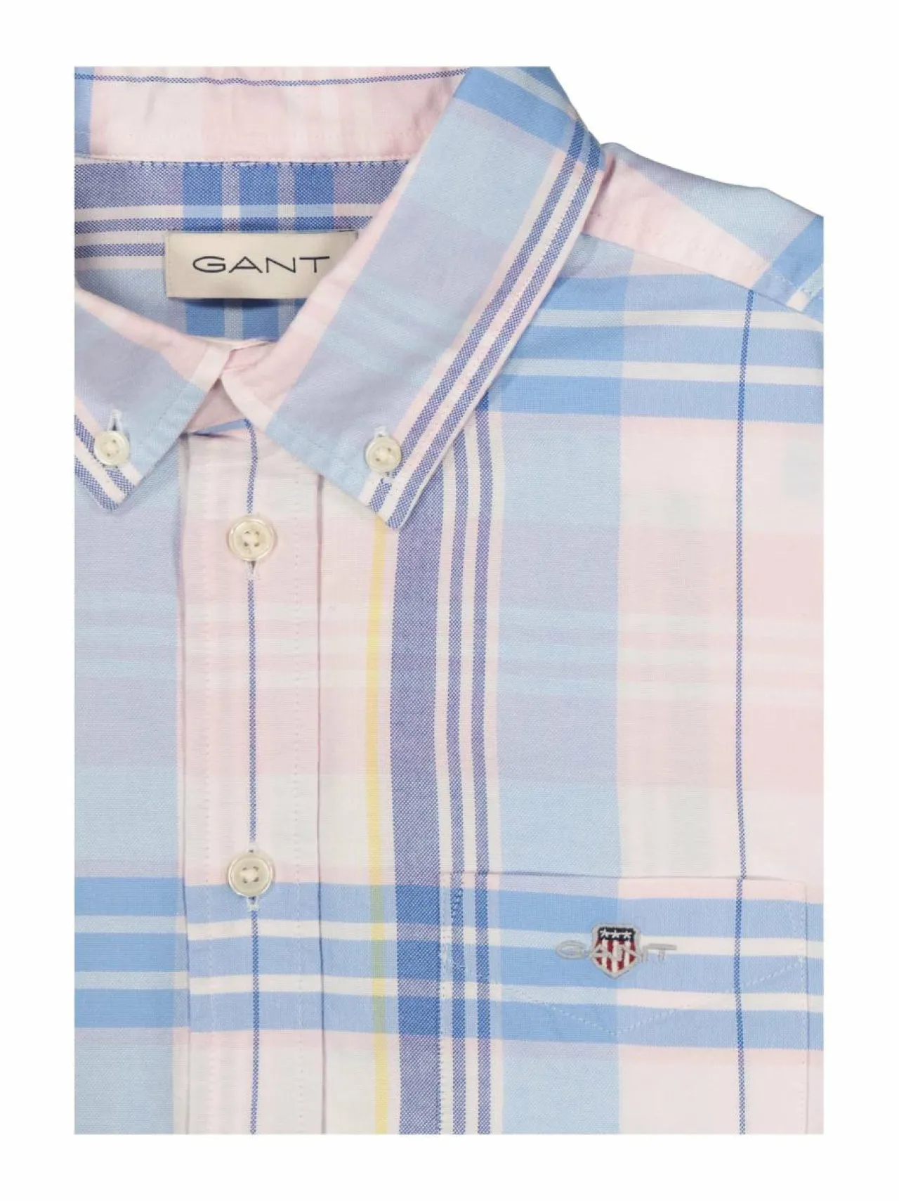Paidat<GANT Checked Oxford -kauluspaita 662 LIGHT PINK
