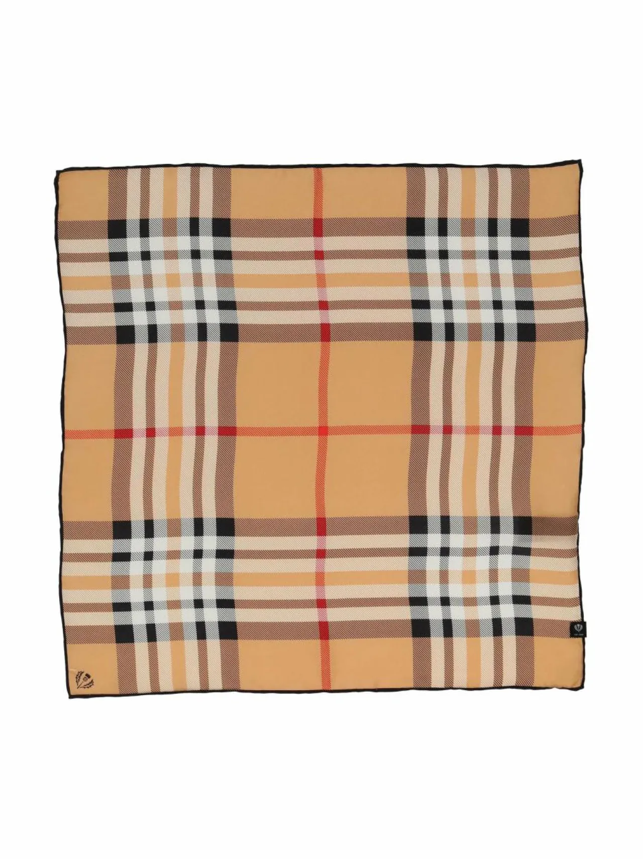 Fraas Checked Square -silkkihuivi 51 x 51 cm^ Huivit & Kaulaliinat