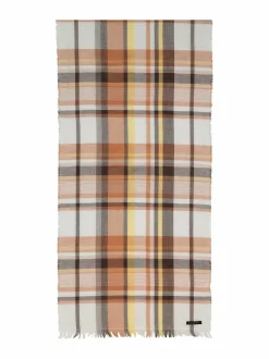 Bugatti Checked-pellavasekoitehuivi 45 x 190 cm^ Huivit & Kaulaliinat