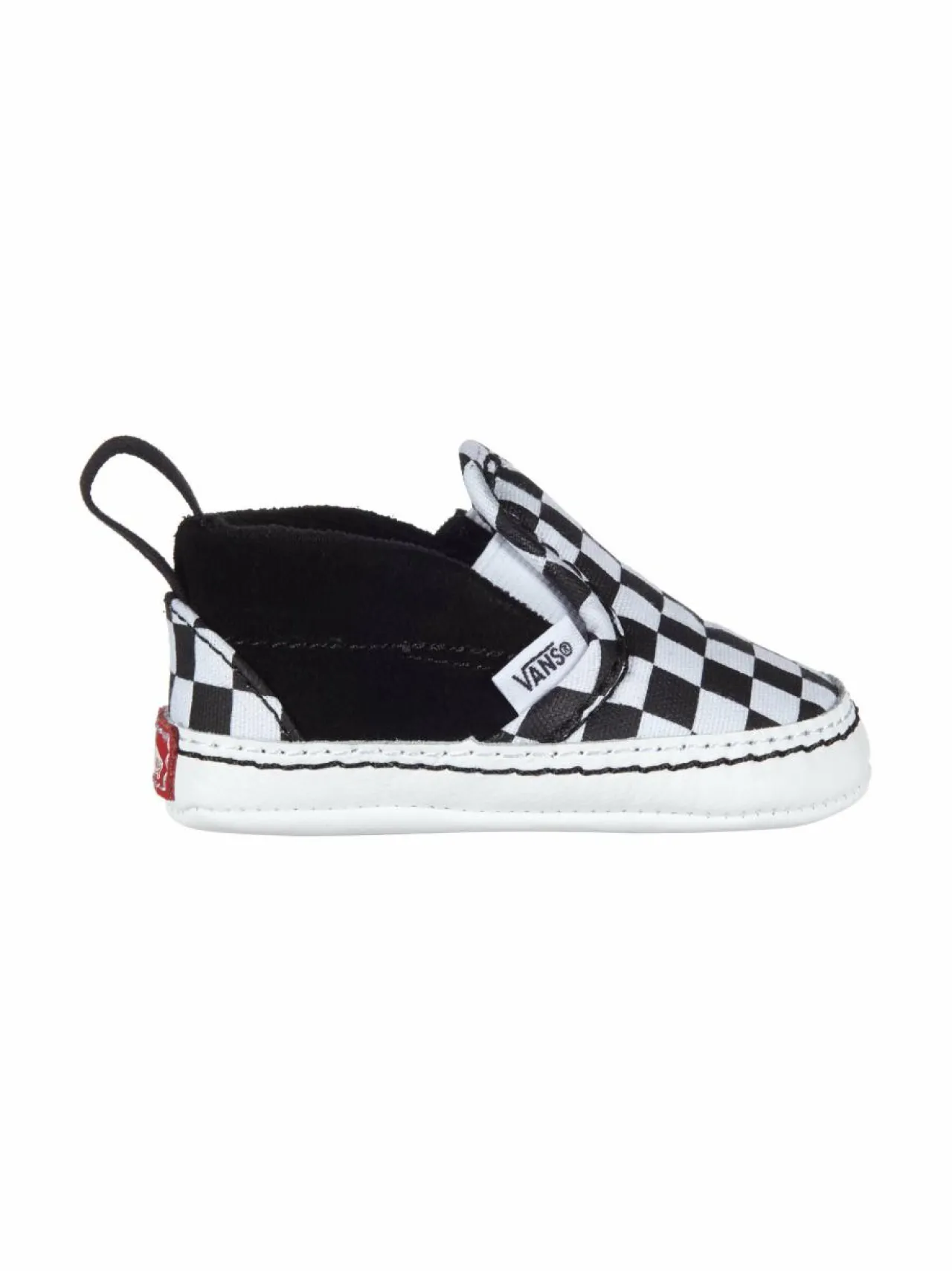 Tennarit & Sneakerit<Vans Checker Slip-On V Crib -kengät (CHECKER) BLACK/TRUE WHITE