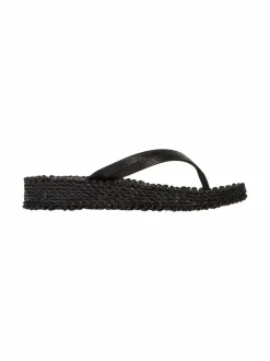 Sandaalit|Uima-Asut<ILSE JACOBSEN Cheerful Flip Flop Wedge -sandaalit 001 BLACK