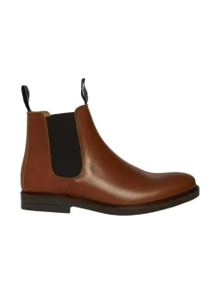 Nilkkurit<Berkeley Chelsea Leather Boots -nahkanilkkurit KONJAKINRUSKEA