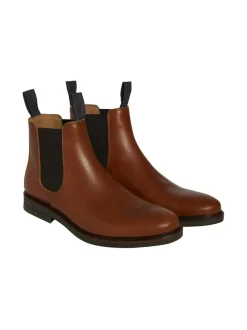 Nilkkurit<Berkeley Chelsea Leather Boots -nahkanilkkurit KONJAKINRUSKEA