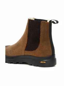 Nilkkurit<Terhi Pölkki Chelsea Vibram -nahkanilkkurit RUSTIC BROWN