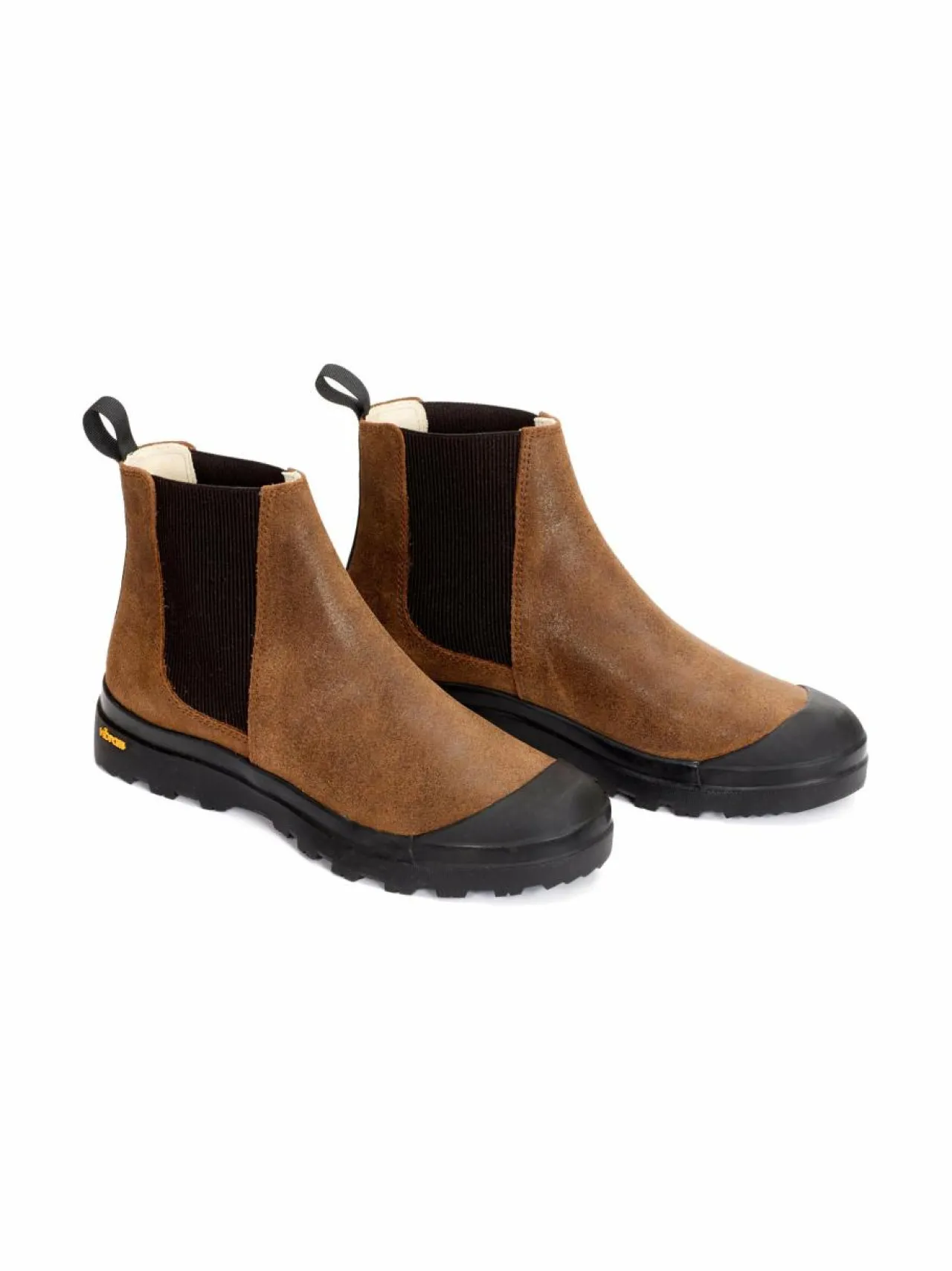 Nilkkurit<Terhi Pölkki Chelsea Vibram -nahkanilkkurit RUSTIC BROWN