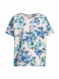 T-Paidat|T-Paidat<KAIKO Chillax t-paita MOSS ROSE/AQUA