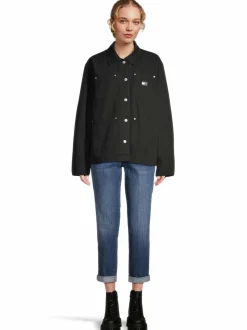 Takit<Tommy Jeans Chore-farkkutakki BDS BLACK