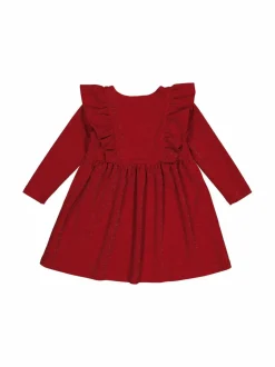 Mekot & Hameet<MINGNELIN Christmas Glitter -mekko 051 RED W SILVER LUREX