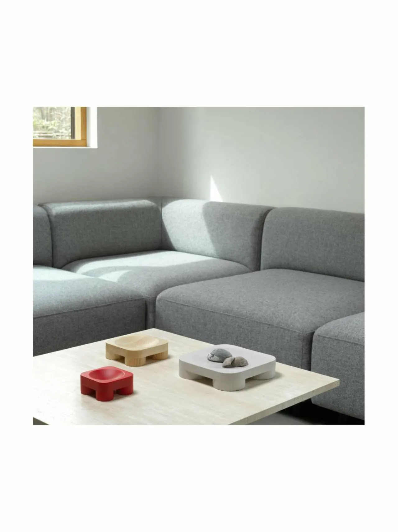 Koriste-Esineet<Normann Copenhagen Chub Bowl L -koristekulho WARM GREY
