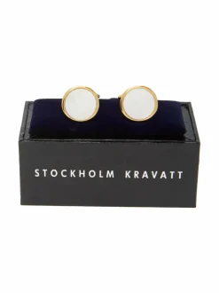 Solmiot & Asusteet<Stockholm Kravatt Circle-kalvosinnapit GOLD
