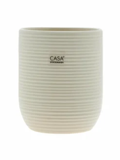 Kylpyhuonetarvikkeet<Casa Stockmann Circle-muki 7,5 x 9,5 cm SHINY CREAM 2325N